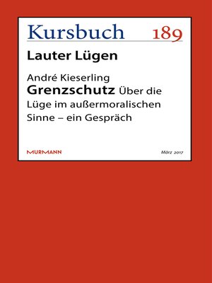 cover image of Grenzschutz